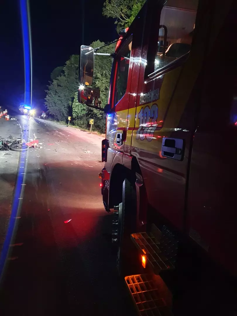 Motociclista morre em grave acidente na BR-280 em Mafra